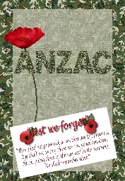 The word Anzac is part of the culture of New Zealanders and