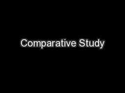 Comparative Study