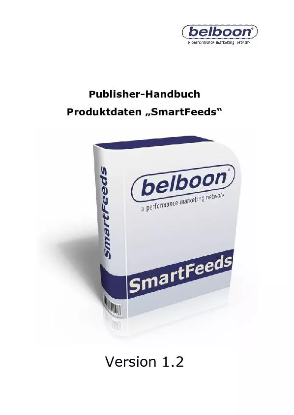 Publisher-HandbuchProduktdaten 