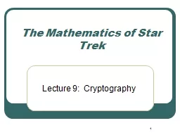 1 The Mathematics of Star Trek