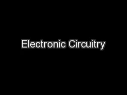 Electronic Circuitry