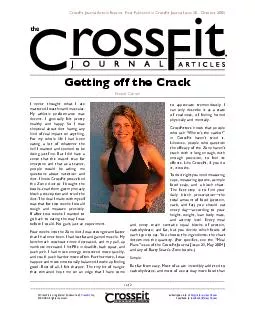  CrossFit is a registered trademark of CrossFi  Inc