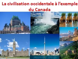 La civilisation occidentale à l’exemple du Canada