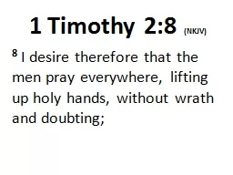 1 Timothy 2:8