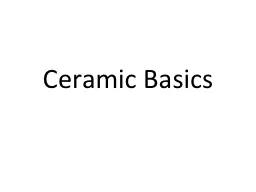 Ceramic Basics