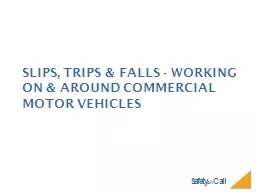 Slips, trips & falls - working on & around commerci