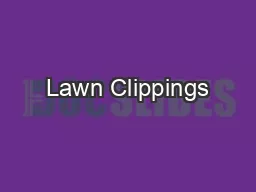 Lawn Clippings