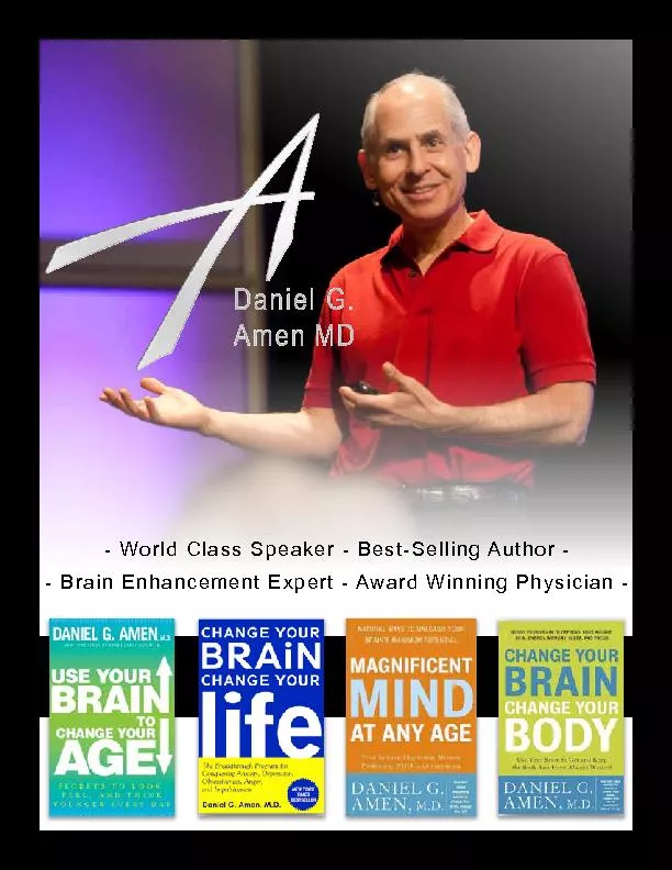 - World Class Speaker - Best-Selling Author -- Brain Enhancement Exper