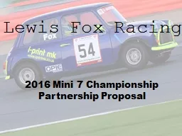 Lewis Fox Racing