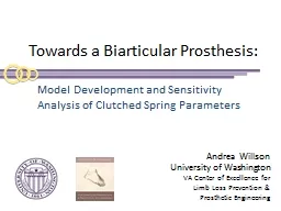 Towards a Biarticular Prosthesis: