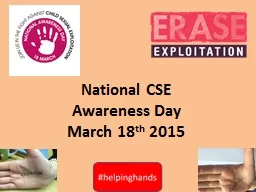 National CSE Awareness Day