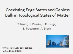 Coexisting Edge States and Gapless Bulk in Topological Stat