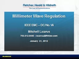 Millimeter Wave Regulation