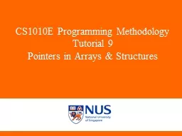 CS1010E Programming Methodology