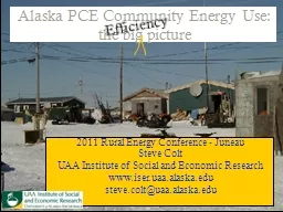 2011 Rural Energy Conference - Juneau