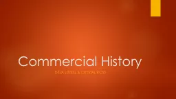 Commercial History