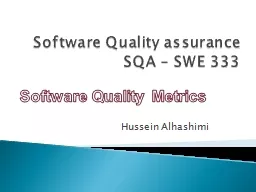 Software Quality assurance