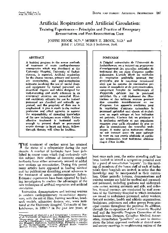 Canad.Med.Ass.J.Aug.28,1965,vol.93BROOKANDOTHERS:ARTIFICIALRESPIRATION