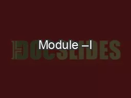 Module –I