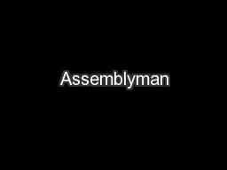 Assemblyman