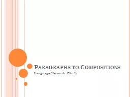 Paragraphs to Compositions