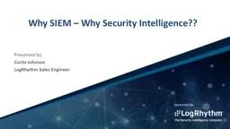 Why SIEM – Why Security Intelligence??
