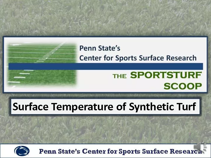 Penn SPaPe’s CenPer for SporPs Surface Research