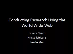 Conducting Research Using the World Wide Web