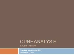 Cube analysis