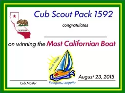 Cub Scout Pack 1592
