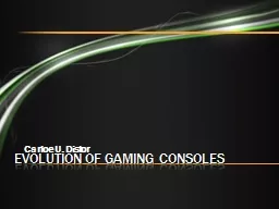 Evolution of Gaming