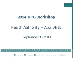 2014 DRG Workshop