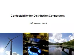 Contestability for Distribution Connections