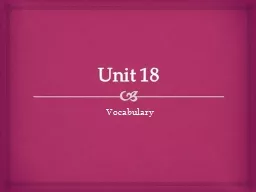 Unit 18