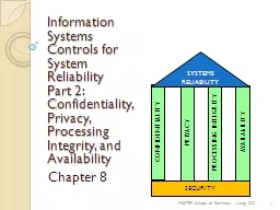 Information Systems Controls for System Reliability