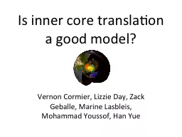 Is inner core translation a good model