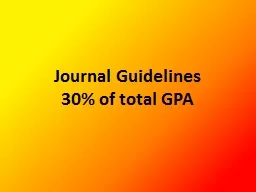 Journal Guidelines