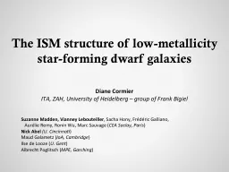The ISM structure of low-