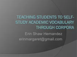 Teaching Students To Self-Study Academic Vocabulary Through