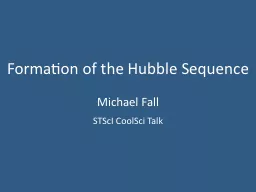 Formation of the Hubble Sequence