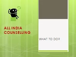 ALL INDIA COUNSELLING