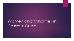 Women and Minorities in Castro’s Cuba