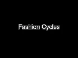 Fashion Cycles