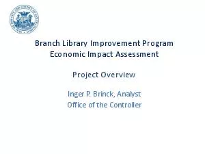 Branch Library Improvement Program