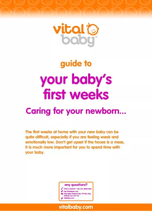Caring for your newborn...