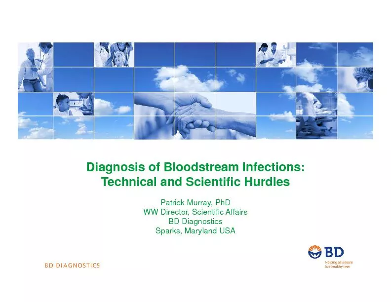 DiagnosisofBloodstreamInfections: