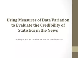 Using Measures of Data Variation