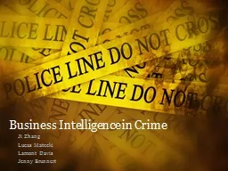 Business Intelligence in Crime