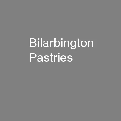 Bilarbington Pastries