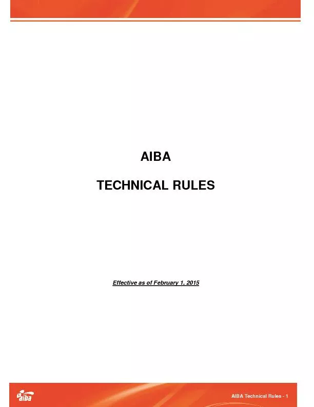 Technical Rules